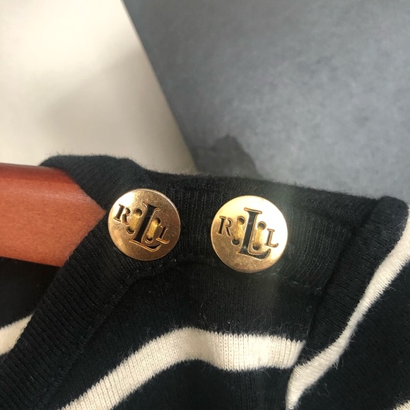 Vintage Ralph Lauren Boat Neck Top - Picture 3 of 3